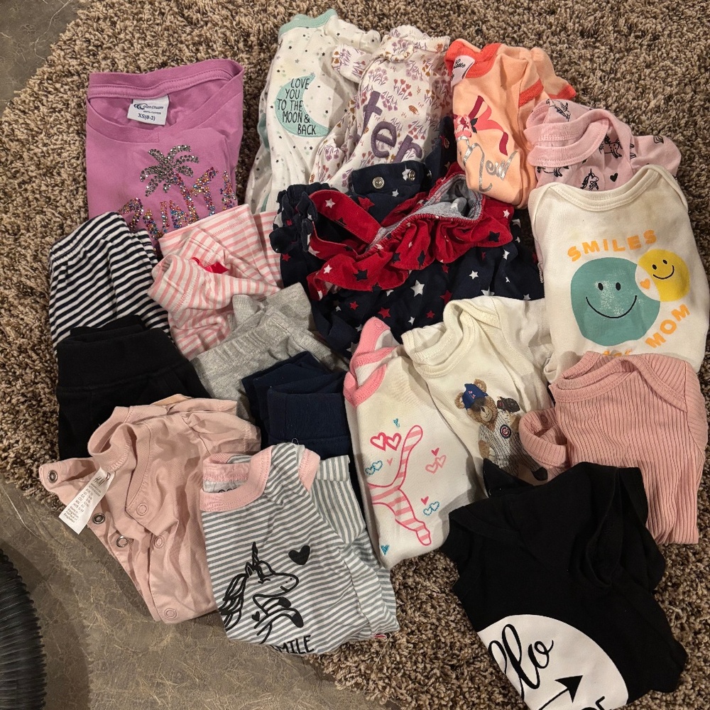 0-3 month girl lot